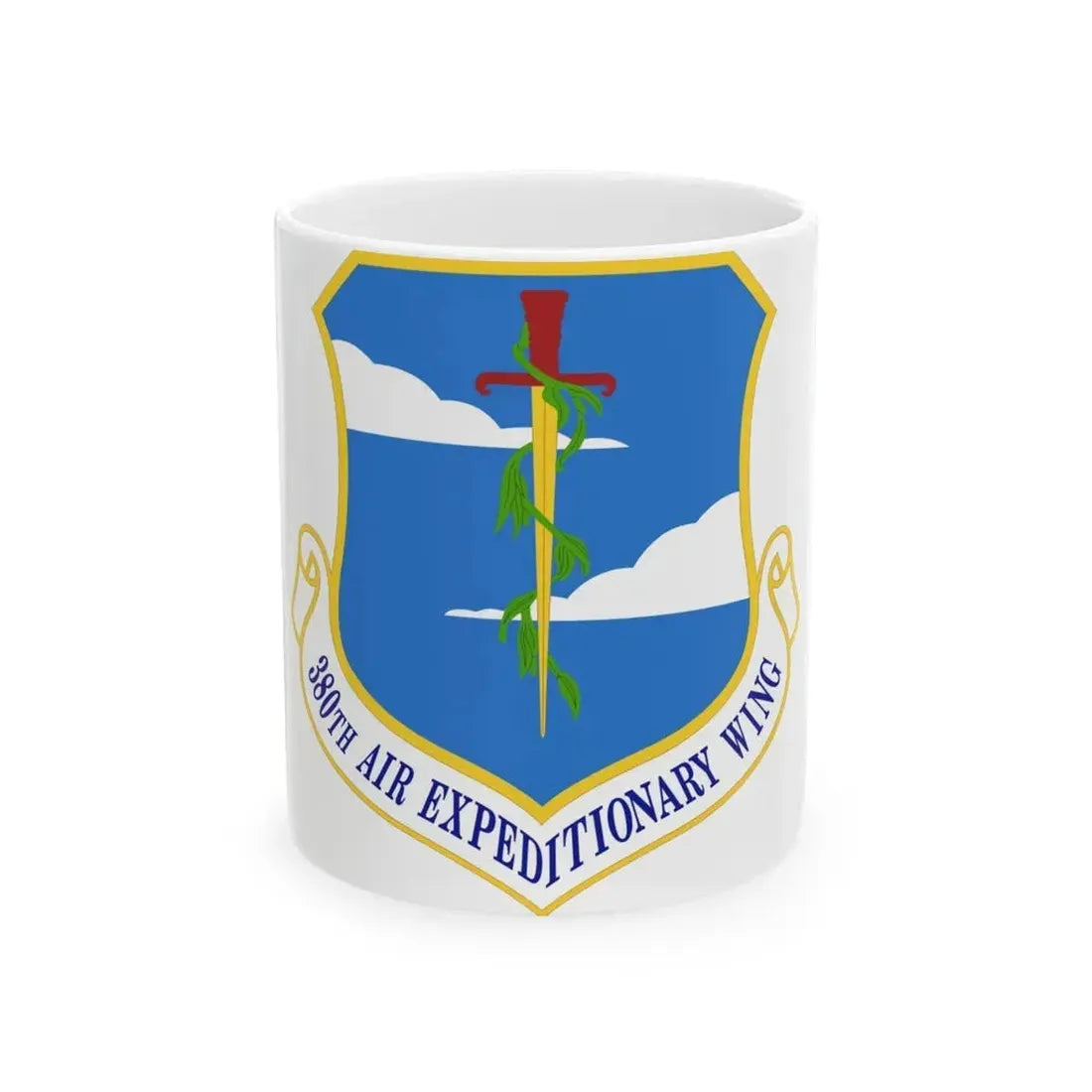 380th Air Expeditionary Wing (U.S. Air Force) White Coffee Mug 11oz - Go Mug Yourself