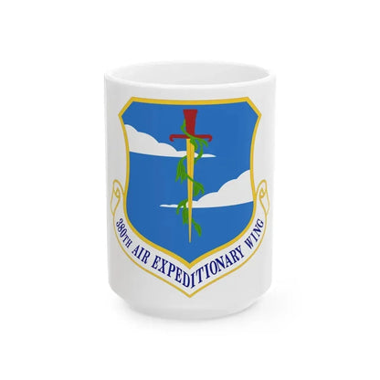 380th Air Expeditionary Wing (U.S. Air Force) White Coffee Mug 15oz - Go Mug Yourself