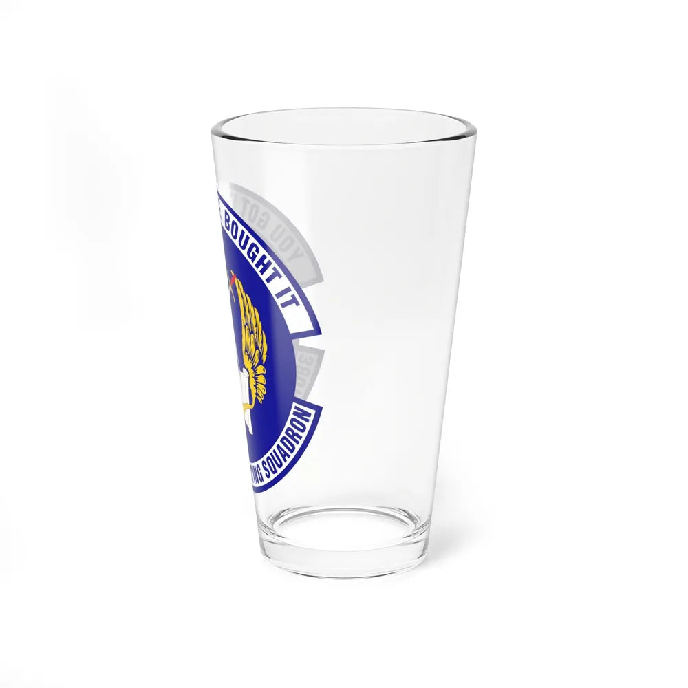 380th Expeditionary Contracting Squadron (U.S. Air Force) Pint Glass 16oz-Go Mug Yourself