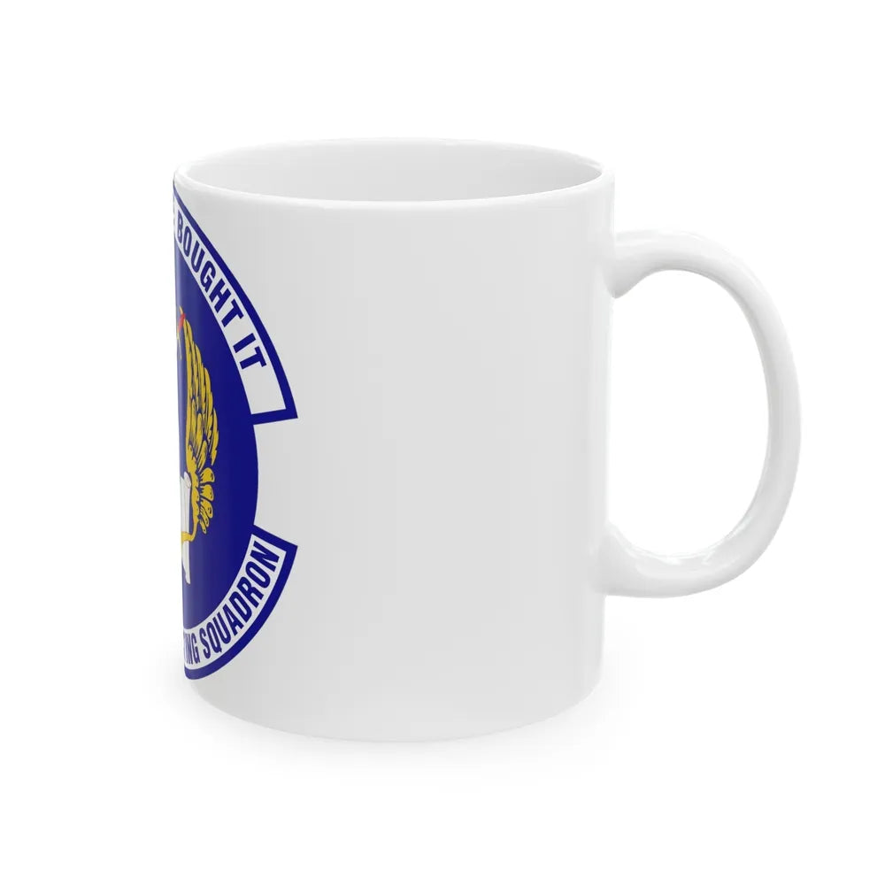 380th Expeditionary Contracting Squadron (U.S. Air Force) White Coffee Mug-Go Mug Yourself