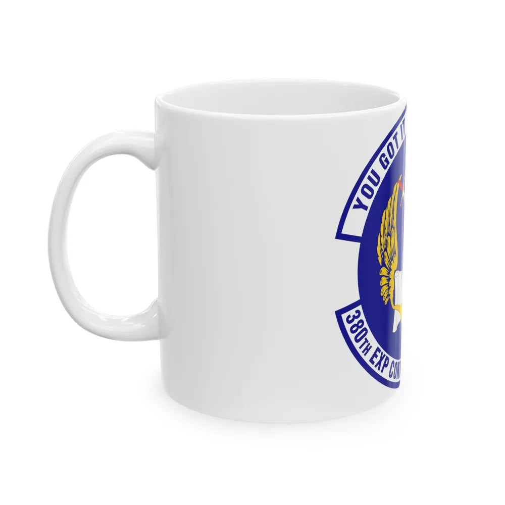 380th Expeditionary Contracting Squadron (U.S. Air Force) White Coffee Mug-Go Mug Yourself