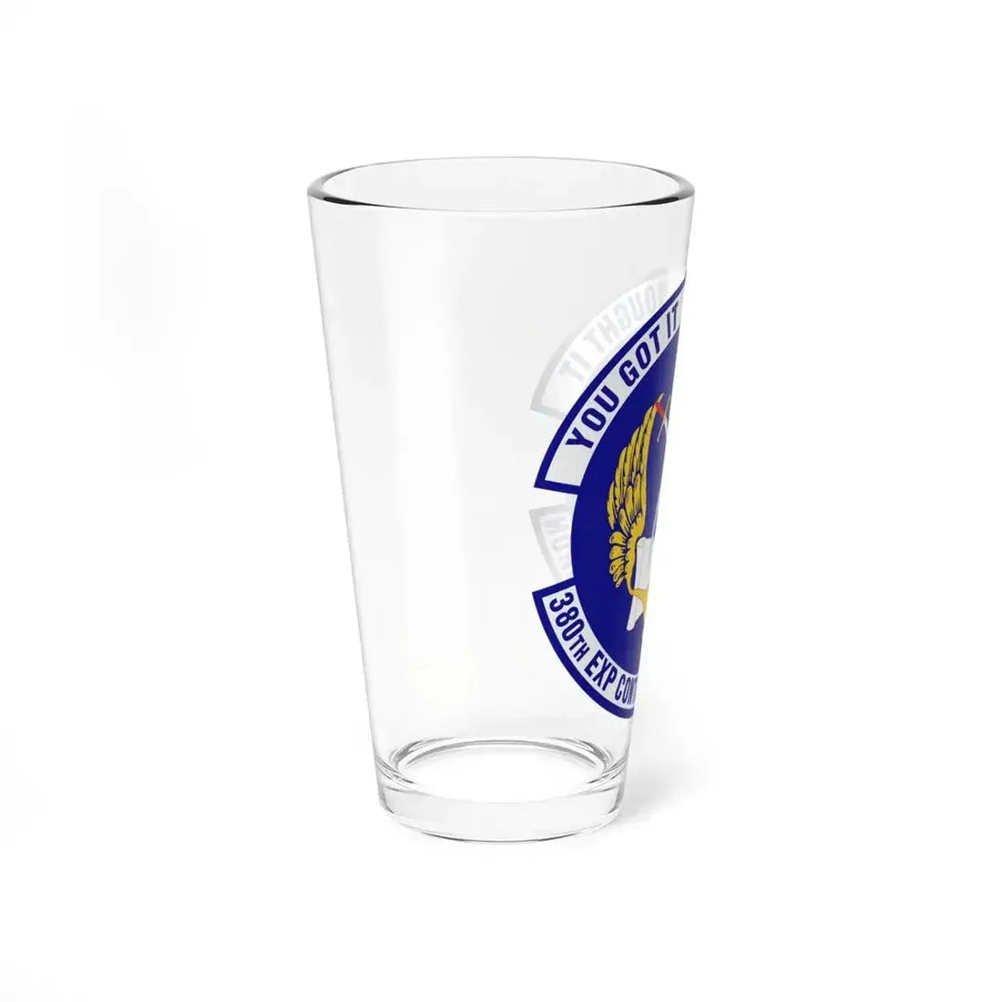 380th Expeditionary Contracting Squadron (U.S. Air Force) Pint Glass 16oz - Go Mug Yourself