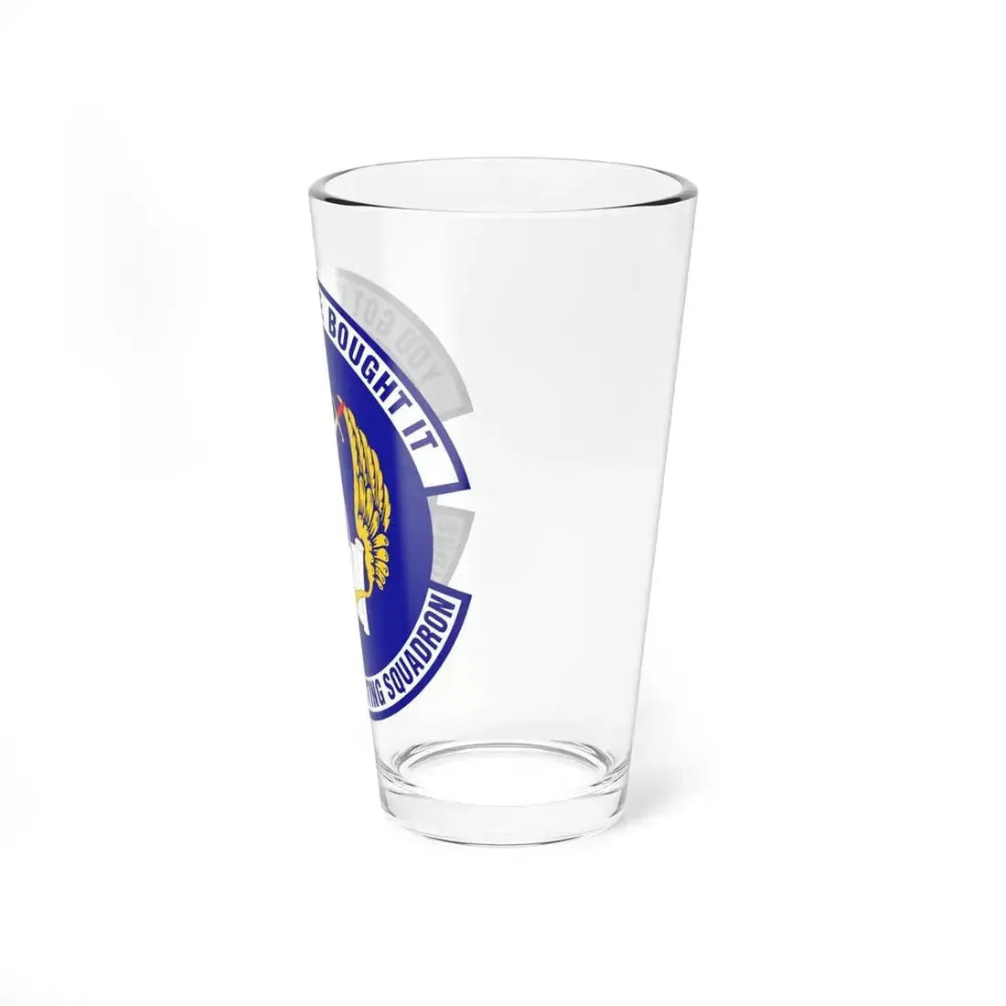 380th Expeditionary Contracting Squadron (U.S. Air Force) Pint Glass 16oz - Go Mug Yourself
