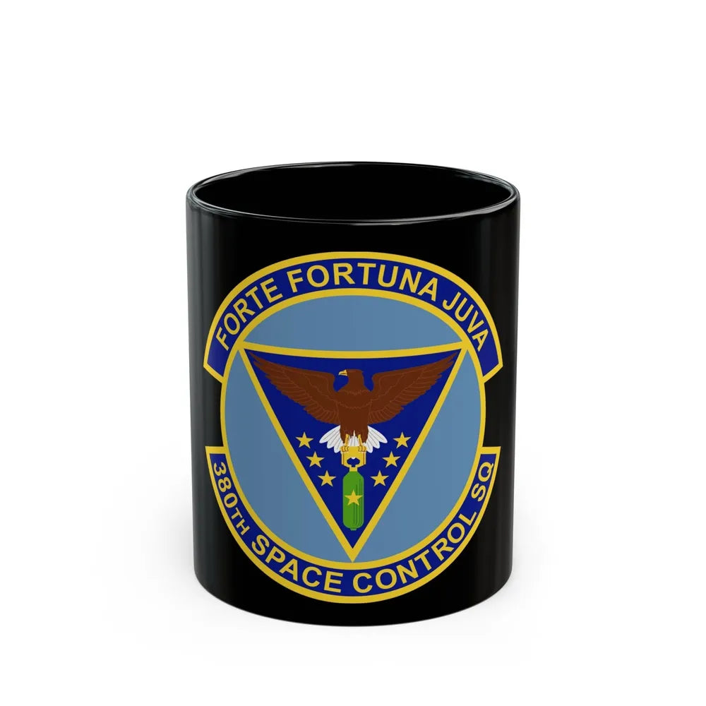 380th Space Control Squadron (U.S. Air Force) Black Coffee Mug-11oz-Go Mug Yourself