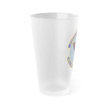 380th Space Control Squadron (U.S. Air Force) Frosted Pint Glass 16oz-Go Mug Yourself