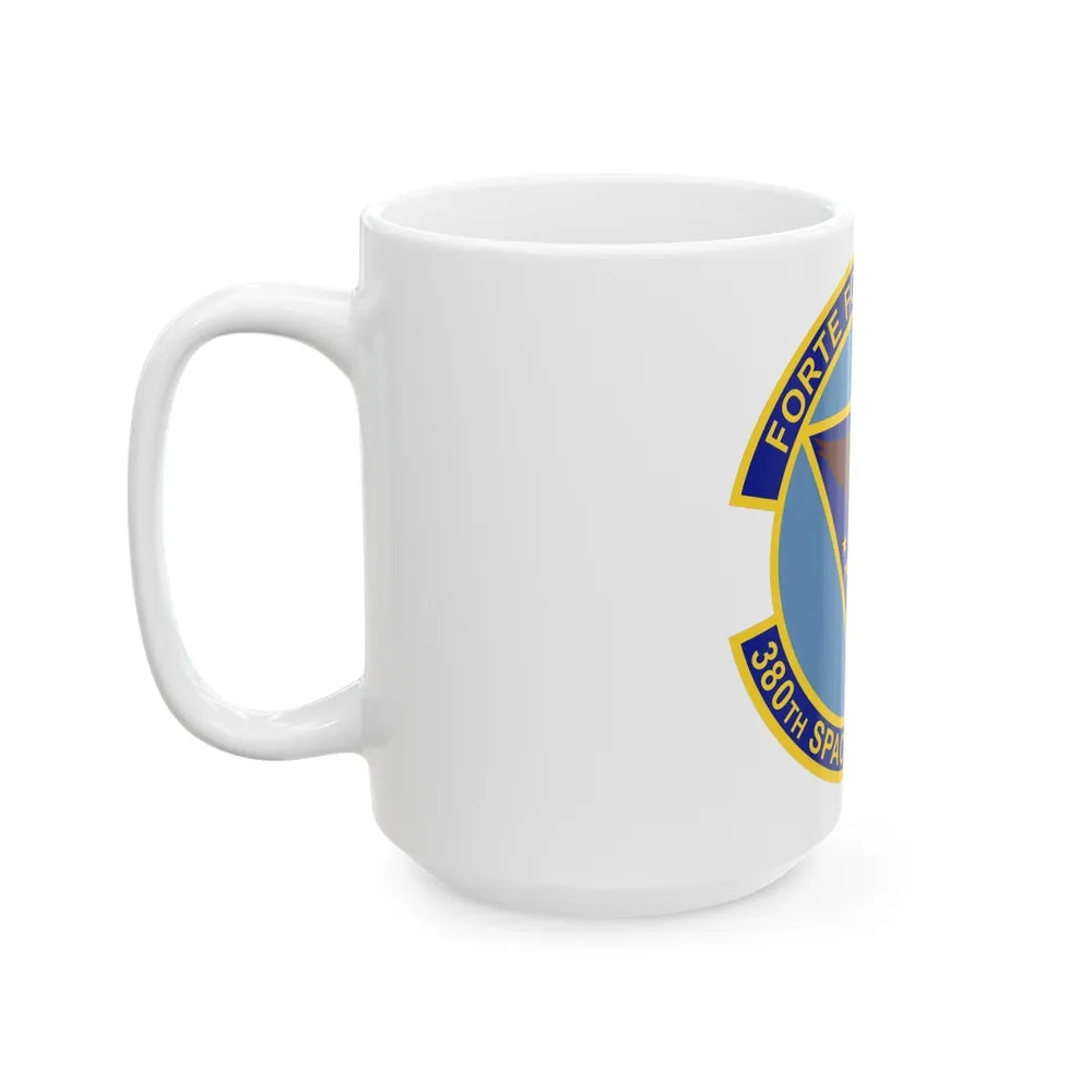 380th Space Control Squadron (U.S. Air Force) White Coffee Mug-Go Mug Yourself