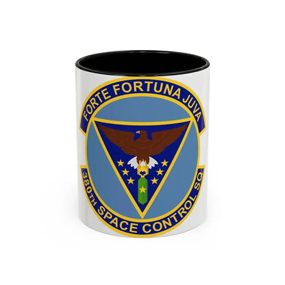 380th Space Control Squadron (U.S. Air Force) Accent Coffee Mug 11oz Black - Go Mug Yourself