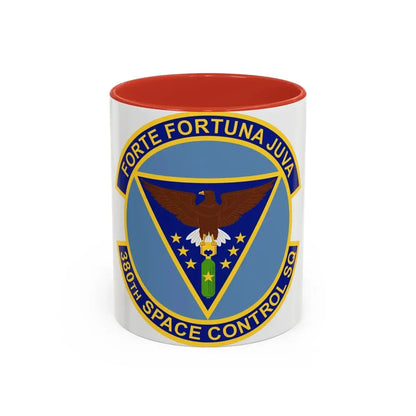 380th Space Control Squadron (U.S. Air Force) Accent Coffee Mug 11oz Red - Go Mug Yourself