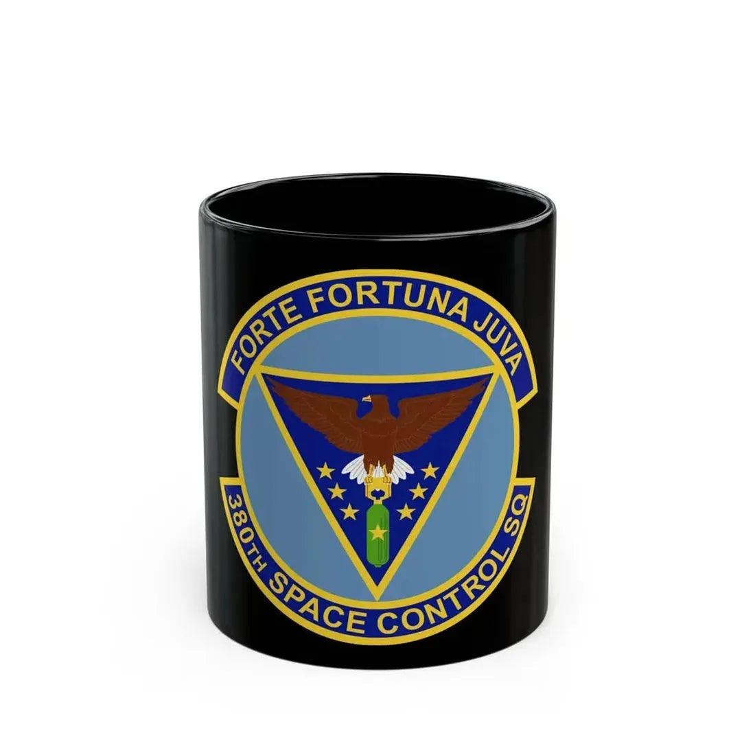 380th Space Control Squadron (U.S. Air Force) Black Coffee Mug 11oz - Go Mug Yourself