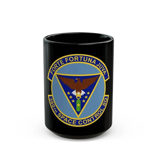 380th Space Control Squadron (U.S. Air Force) Black Coffee Mug 15oz - Go Mug Yourself
