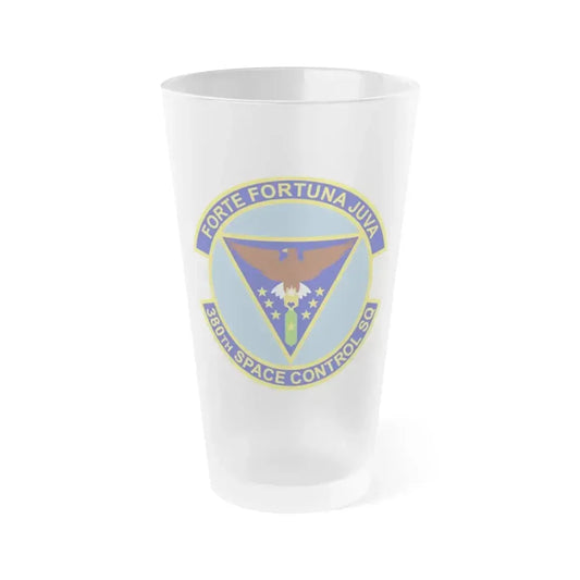 380th Space Control Squadron (U.S. Air Force) Frosted Pint Glass 16oz 16oz Frosted - Go Mug Yourself