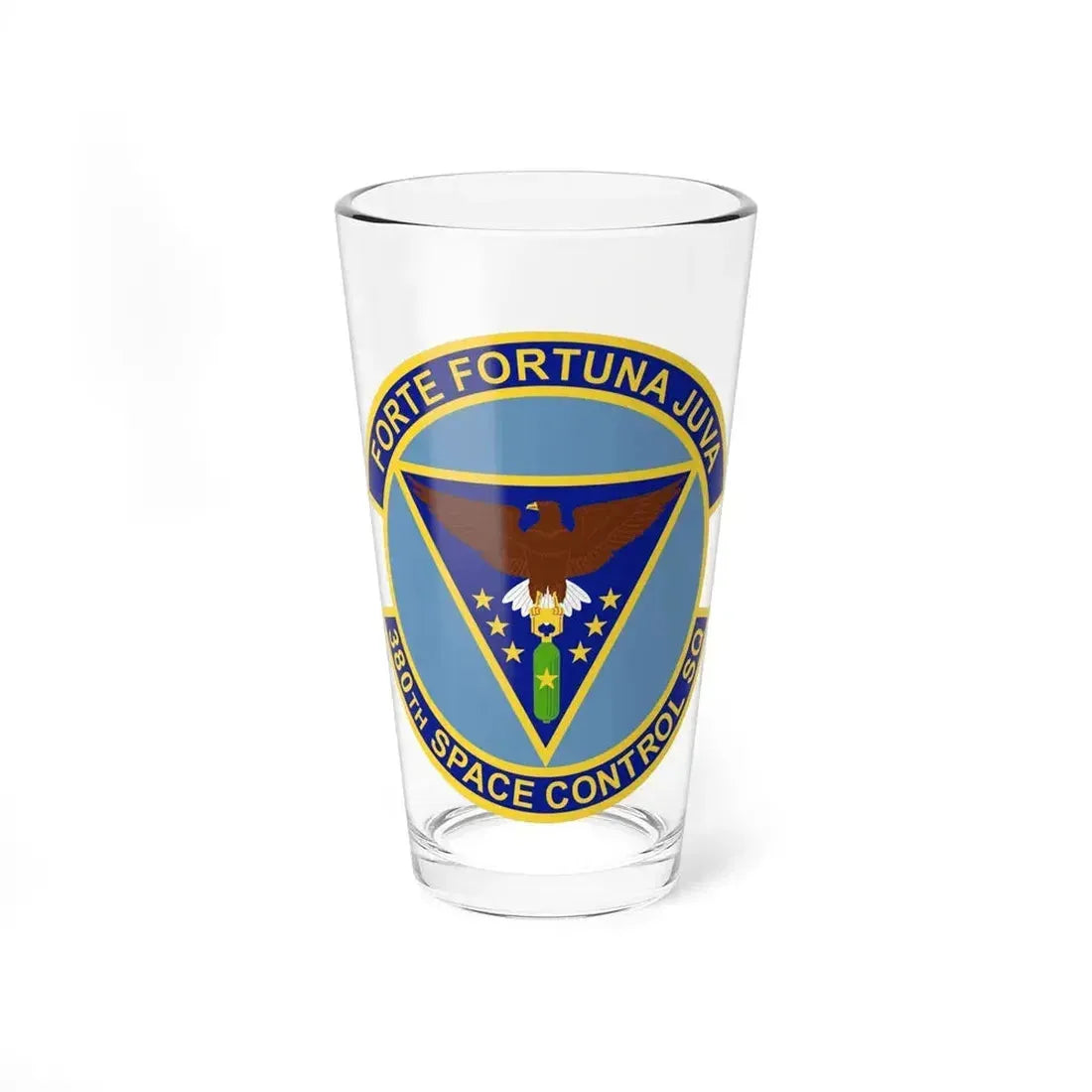 380th Space Control Squadron (U.S. Air Force) Pint Glass 16oz - Go Mug Yourself