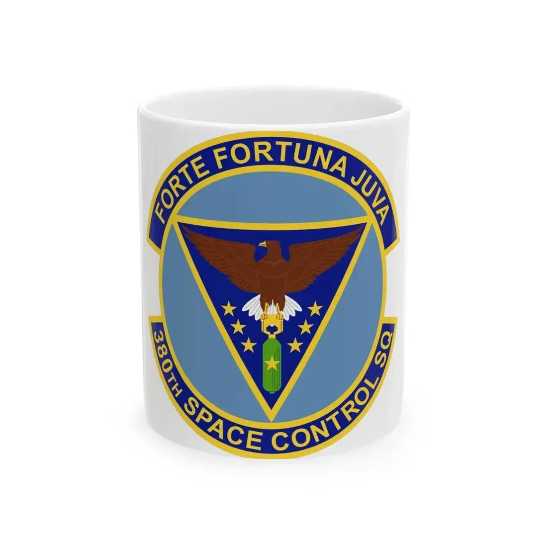 380th Space Control Squadron (U.S. Air Force) White Coffee Mug 11oz - Go Mug Yourself