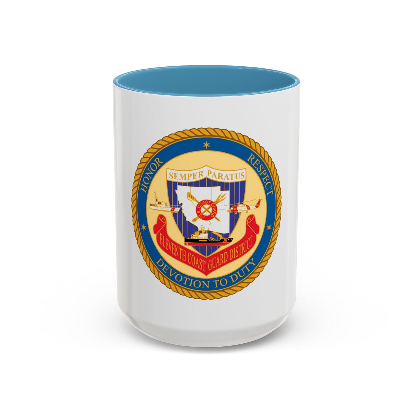 ELEVENTH COAST GUARD DISTRICT (U.S. Coast Guard) Accent Coffee Mug