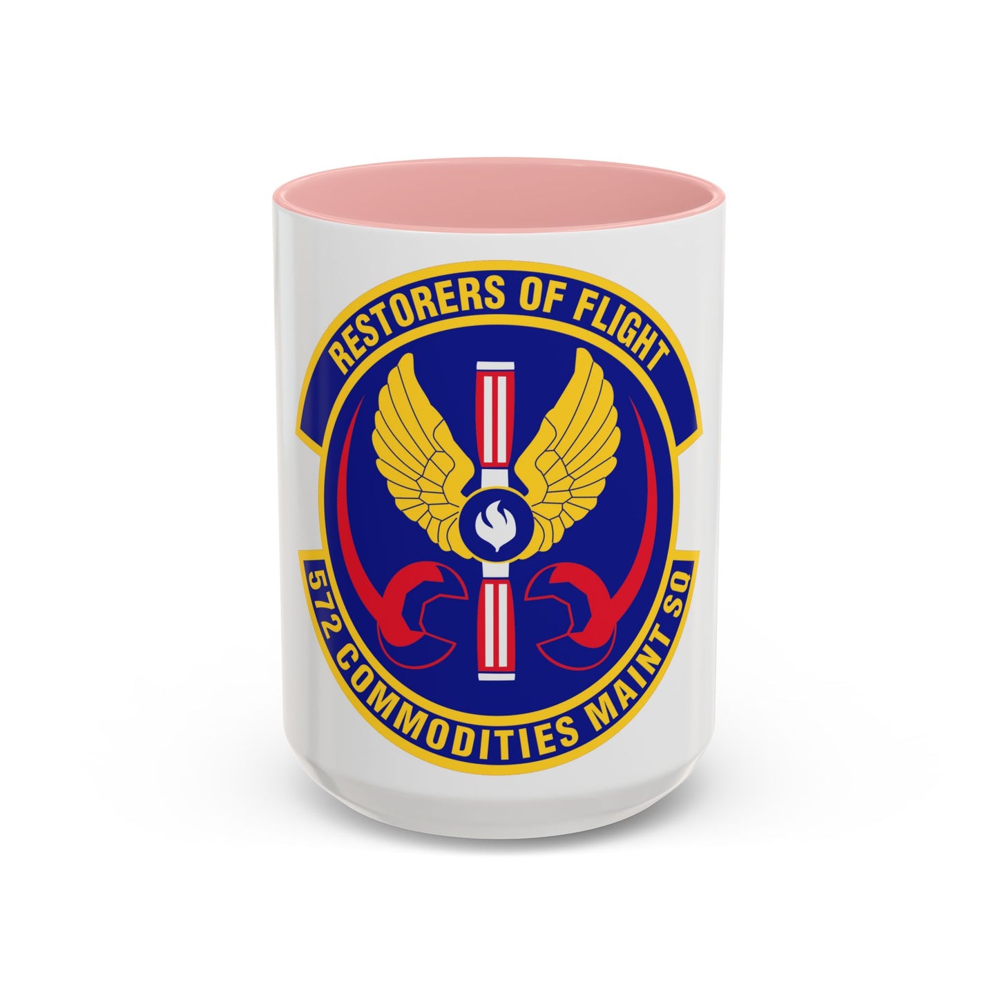 572d Commodities Maintenance Squadron (U.S. Air Force) Accent Coffee Mug