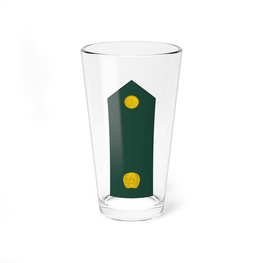 10 Moroccan Army 2LT (Morocco) (Military Rank) Pint Glass 16oz