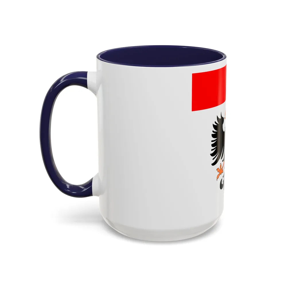 Flag of Aarau Switzerland - Accent Coffee Mug-Go Mug Yourself