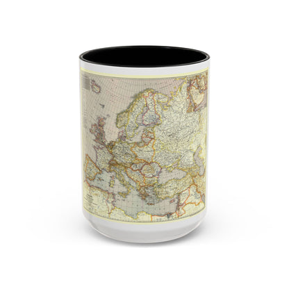 Europe and the Near East (1943) (Map) Accent Coffee Mug