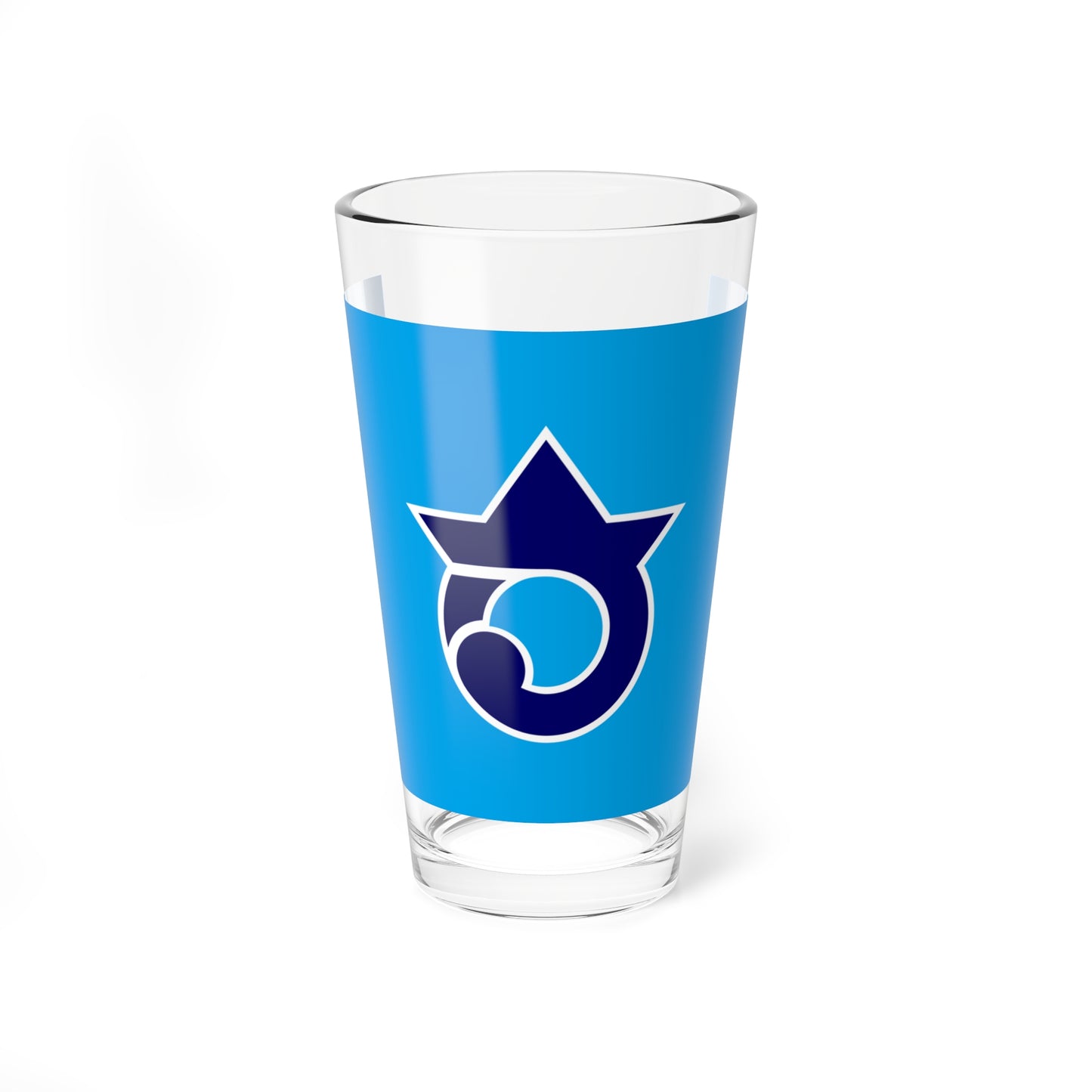 Flag of Ogatsu Miyagi 1964-2005 no text (Japan) Pint Glass 16oz