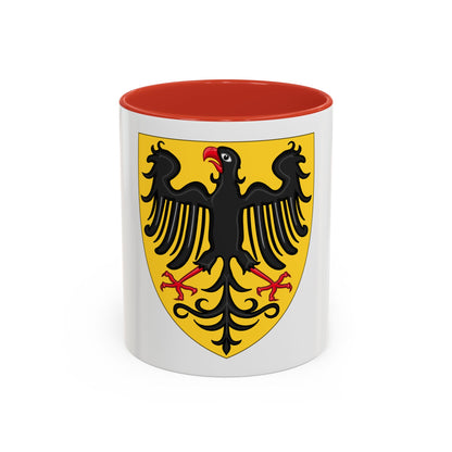 Shield and Coat of Arms of the Holy Roman Emperor (c.1300-c.1400) - Accent Coffee Mug