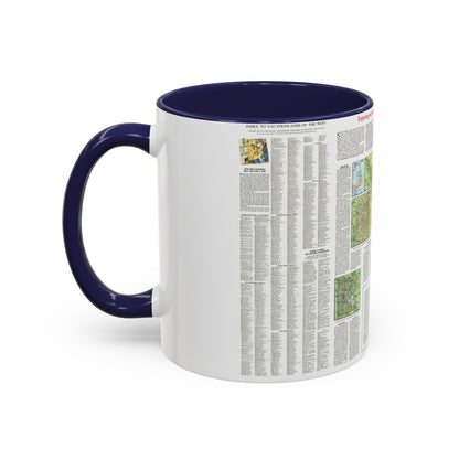 USA - Scenic Treasures and Historic Sites (1966) (Map) Accent Coffee Mug