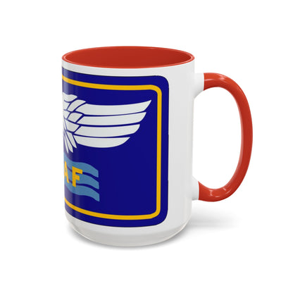 Tasse à café avec accents des forces aériennes alliées méditerranéennes (armée américaine)