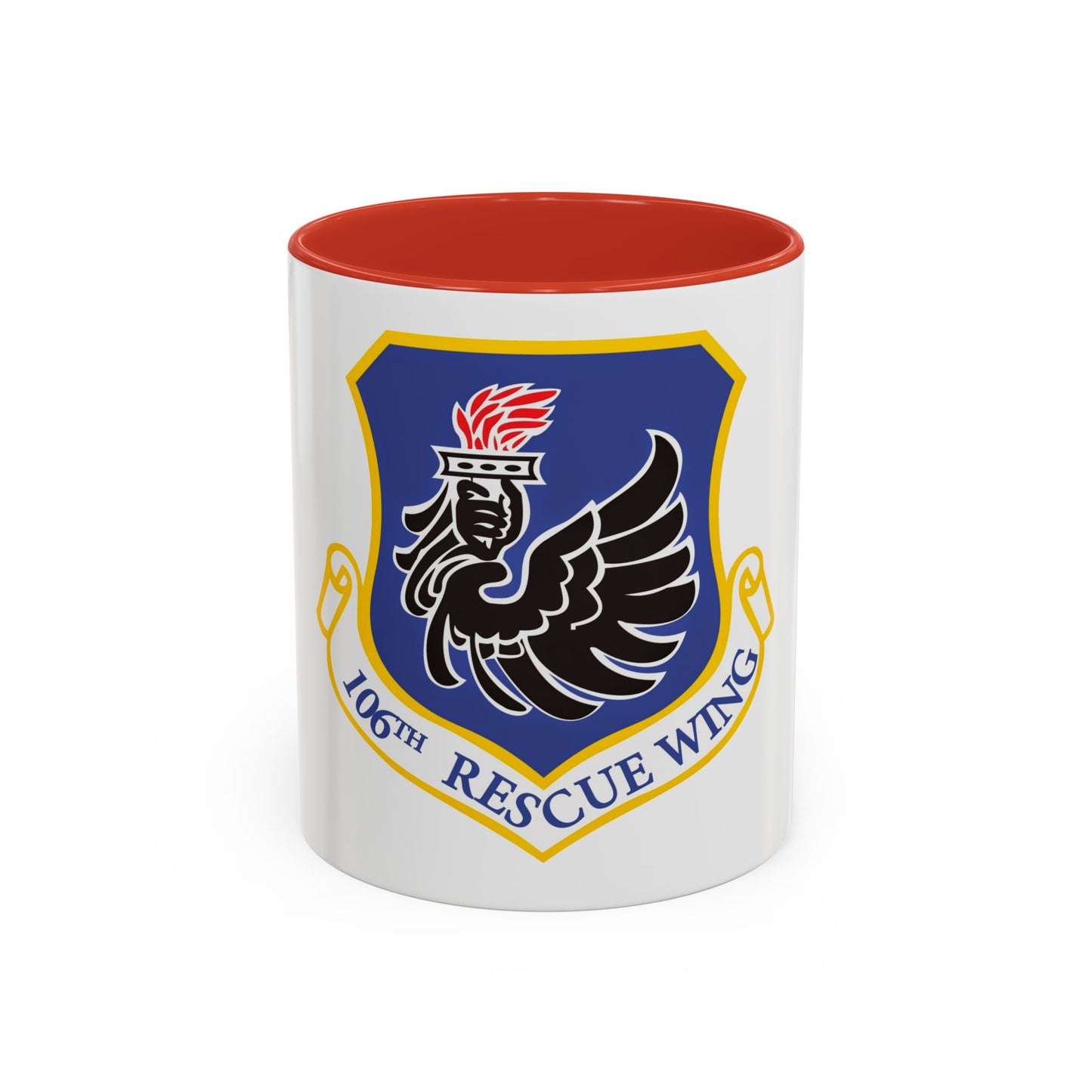 106th Rescue Wing logo 2 (U.S. Air Force) Accent Coffee Mug