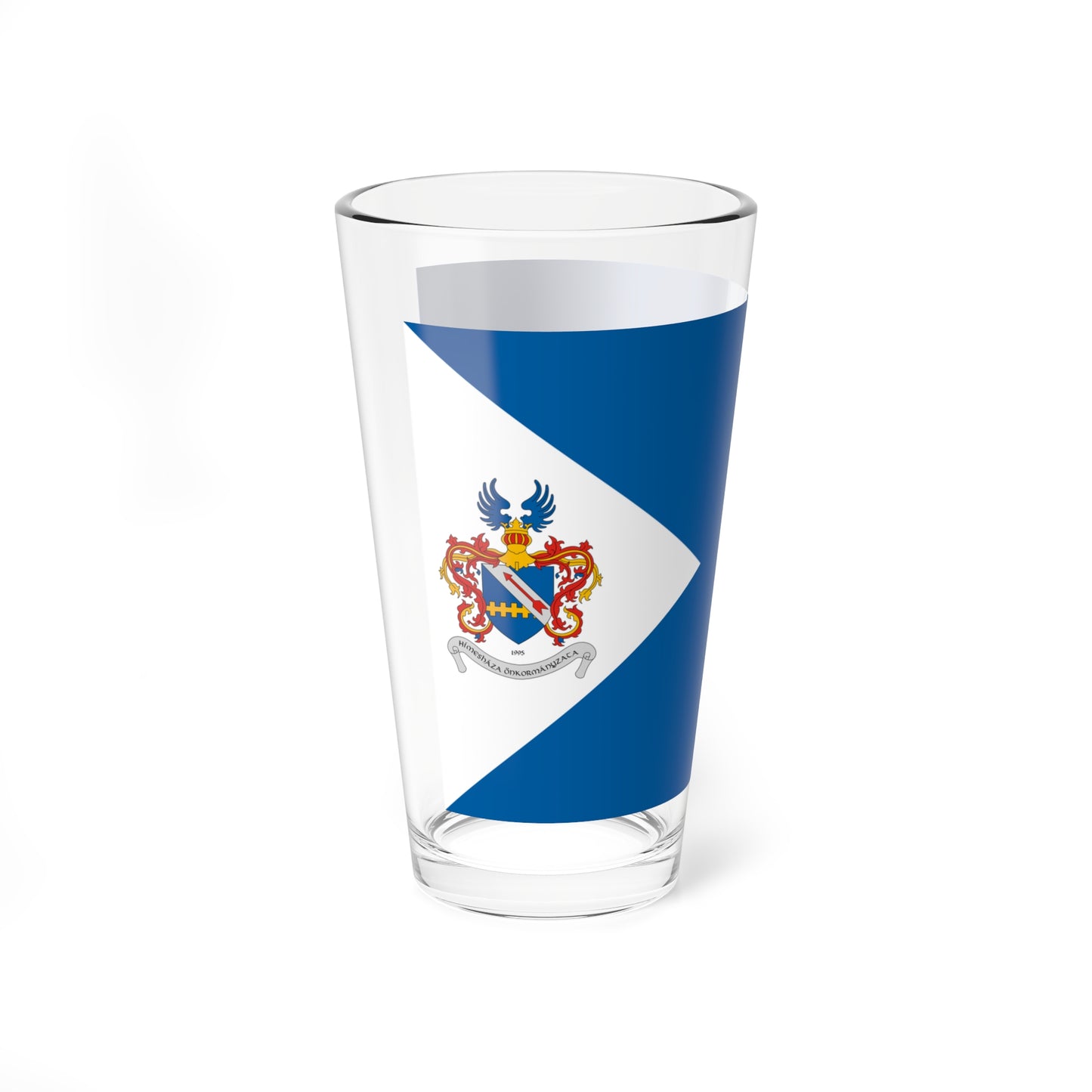 Flag of Himeshaza (Hungary) Pint Glass 16oz