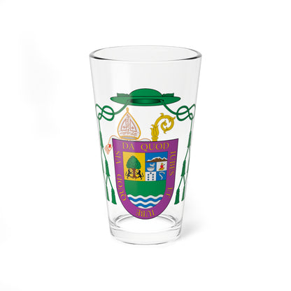 Escudo de Jesús Moraza Ruiz de Azúa (Spain) (Coat of Arms) Pint Glass 16oz