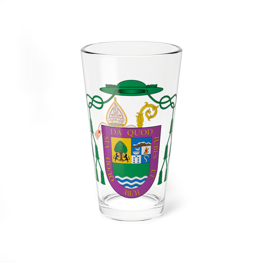 Escudo de Jesús Moraza Ruiz de Azúa (Spain) (Coat of Arms) Pint Glass 16oz