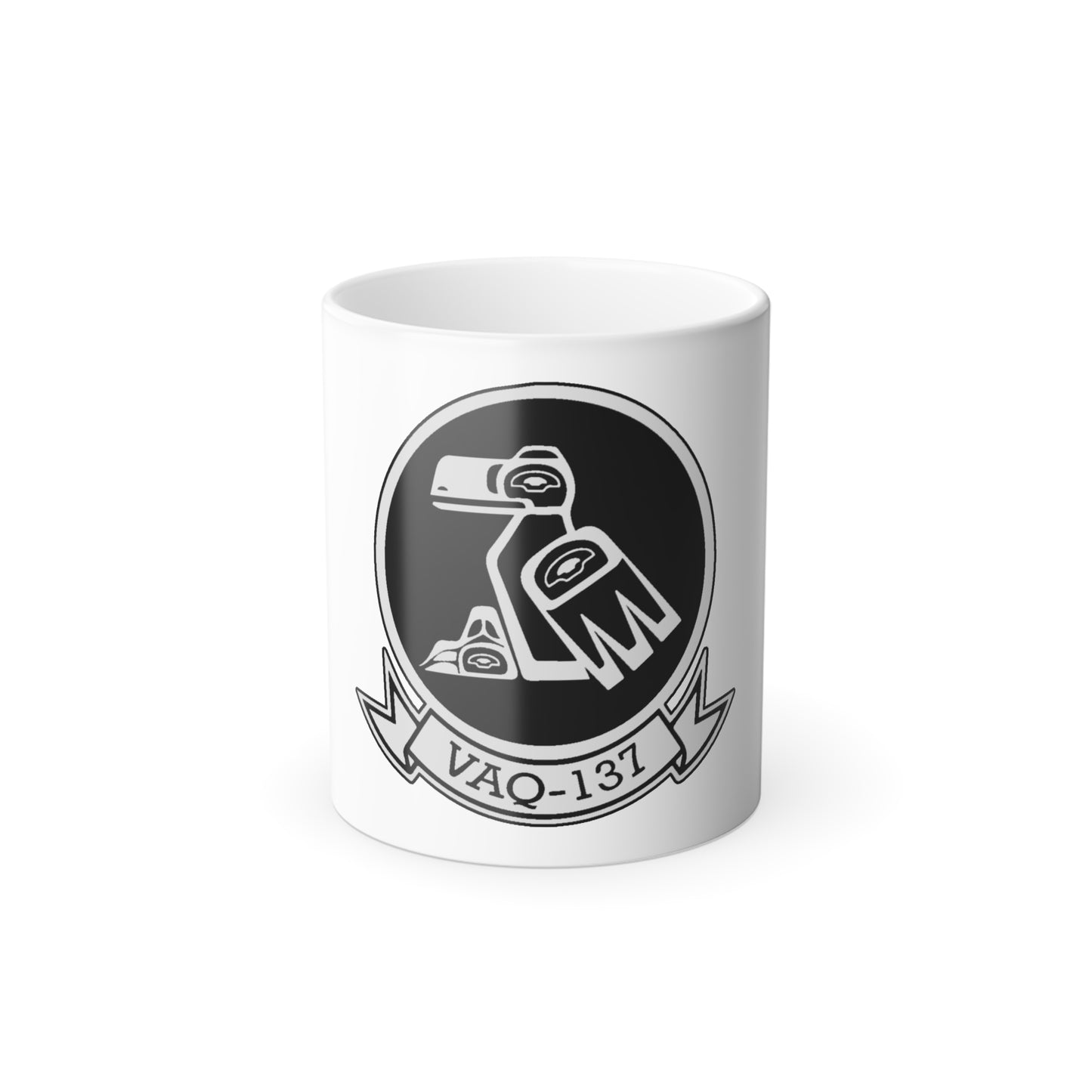 VAQ 137 ROOKS (U.S. Navy) Color Changing Mug 11oz