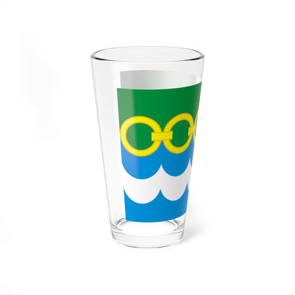 Flag of Klishinskoe Moscow oblast (Russia) Pint Glass 16oz