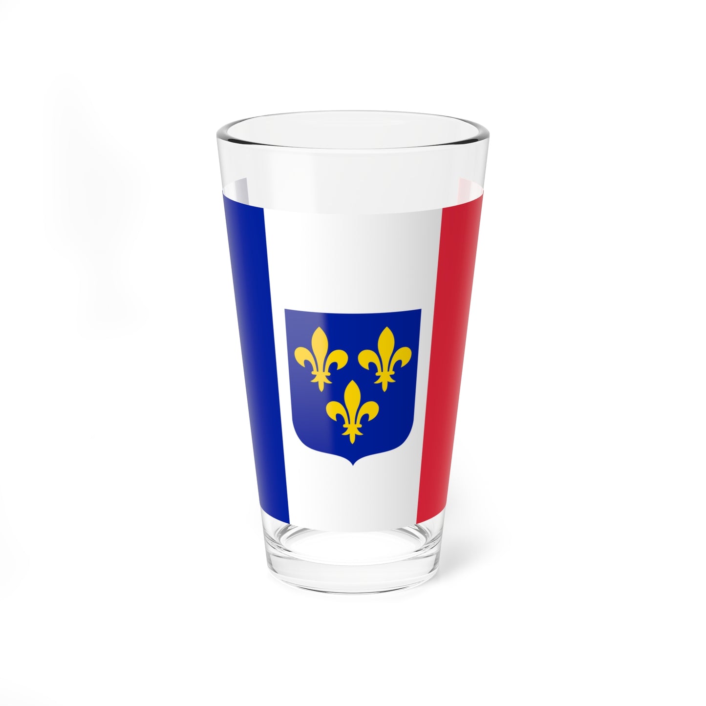 Flag of Constitutional Royal France no Crown (Belgium) Pint Glass 16oz