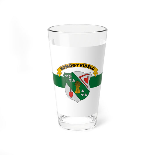 Flag of Somogyviszlo (Hungary) Pint Glass 16oz