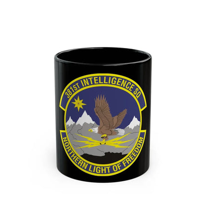 381st Intelligence Squadron (U.S. Air Force) Black Coffee Mug-11oz-Go Mug Yourself