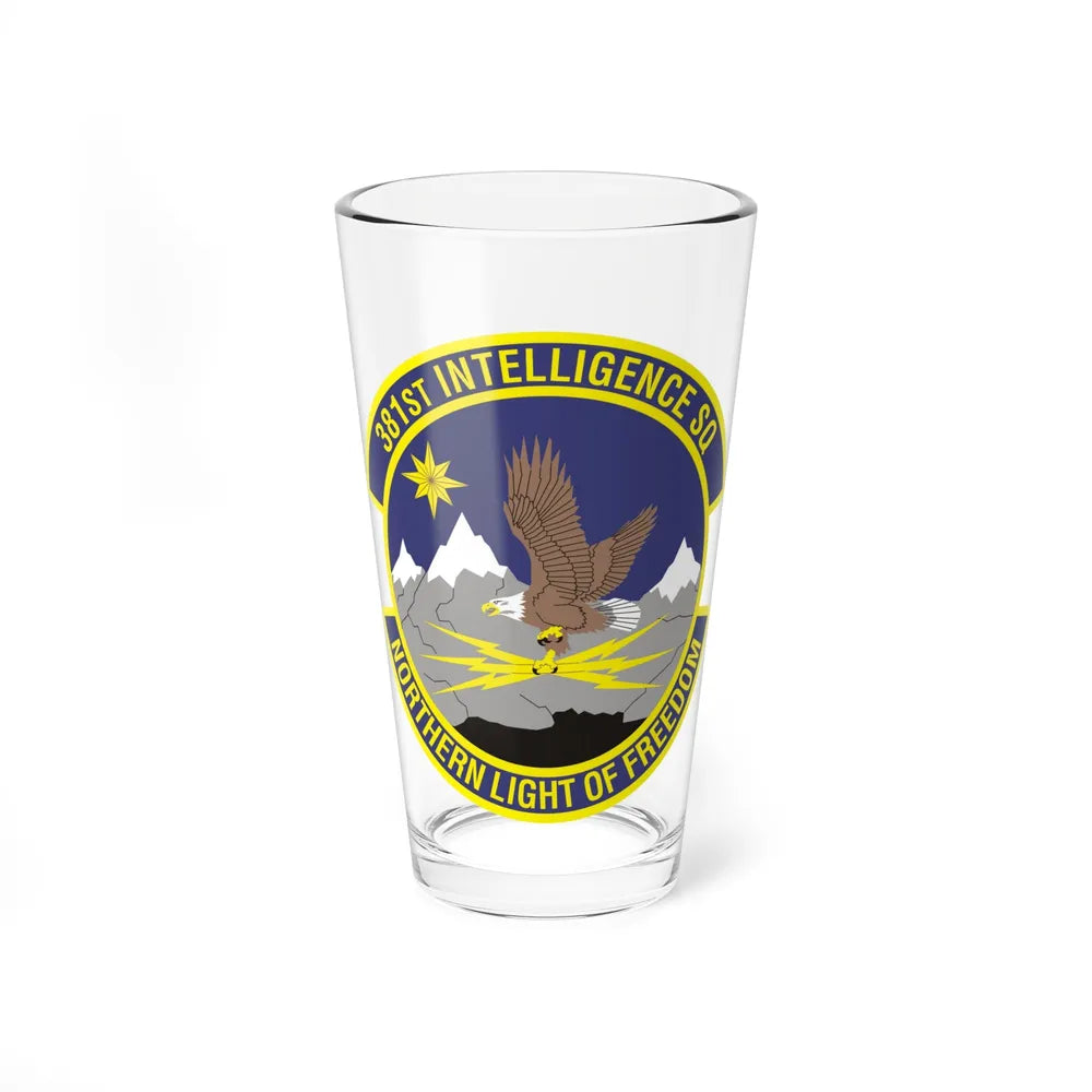 381st Intelligence Squadron (U.S. Air Force) Pint Glass 16oz-16oz-Go Mug Yourself