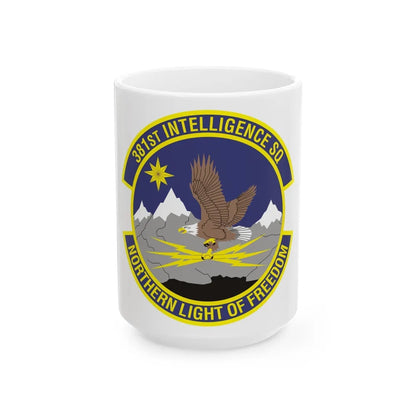 381st Intelligence Squadron (U.S. Air Force) White Coffee Mug-15oz-Go Mug Yourself