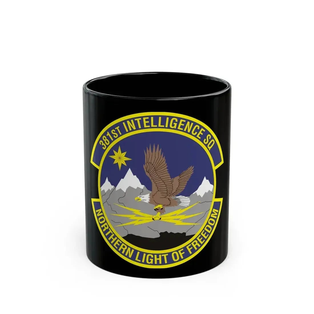 381st Intelligence Squadron (U.S. Air Force) Black Coffee Mug 11oz - Go Mug Yourself