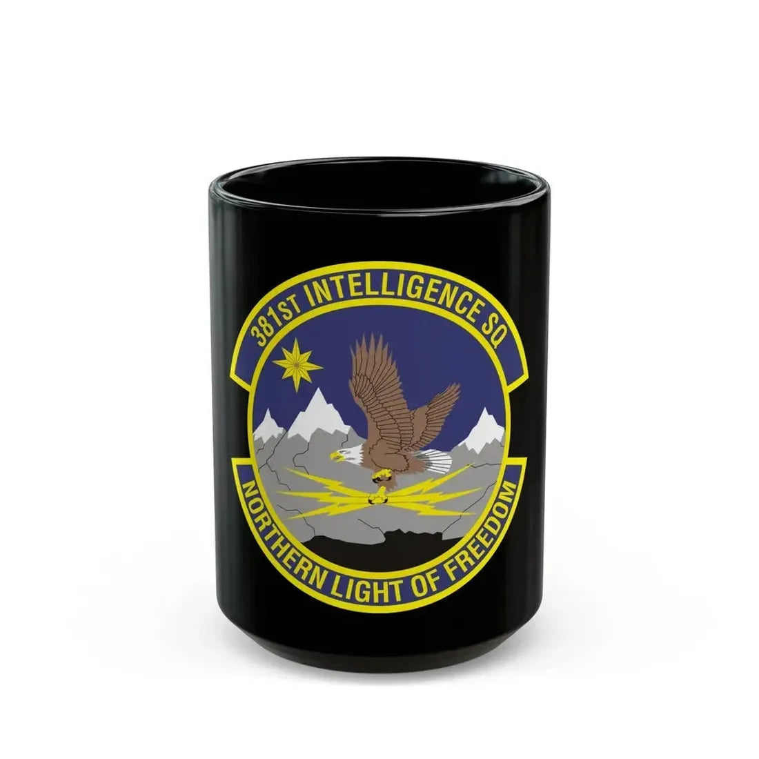 381st Intelligence Squadron (U.S. Air Force) Black Coffee Mug 15oz - Go Mug Yourself