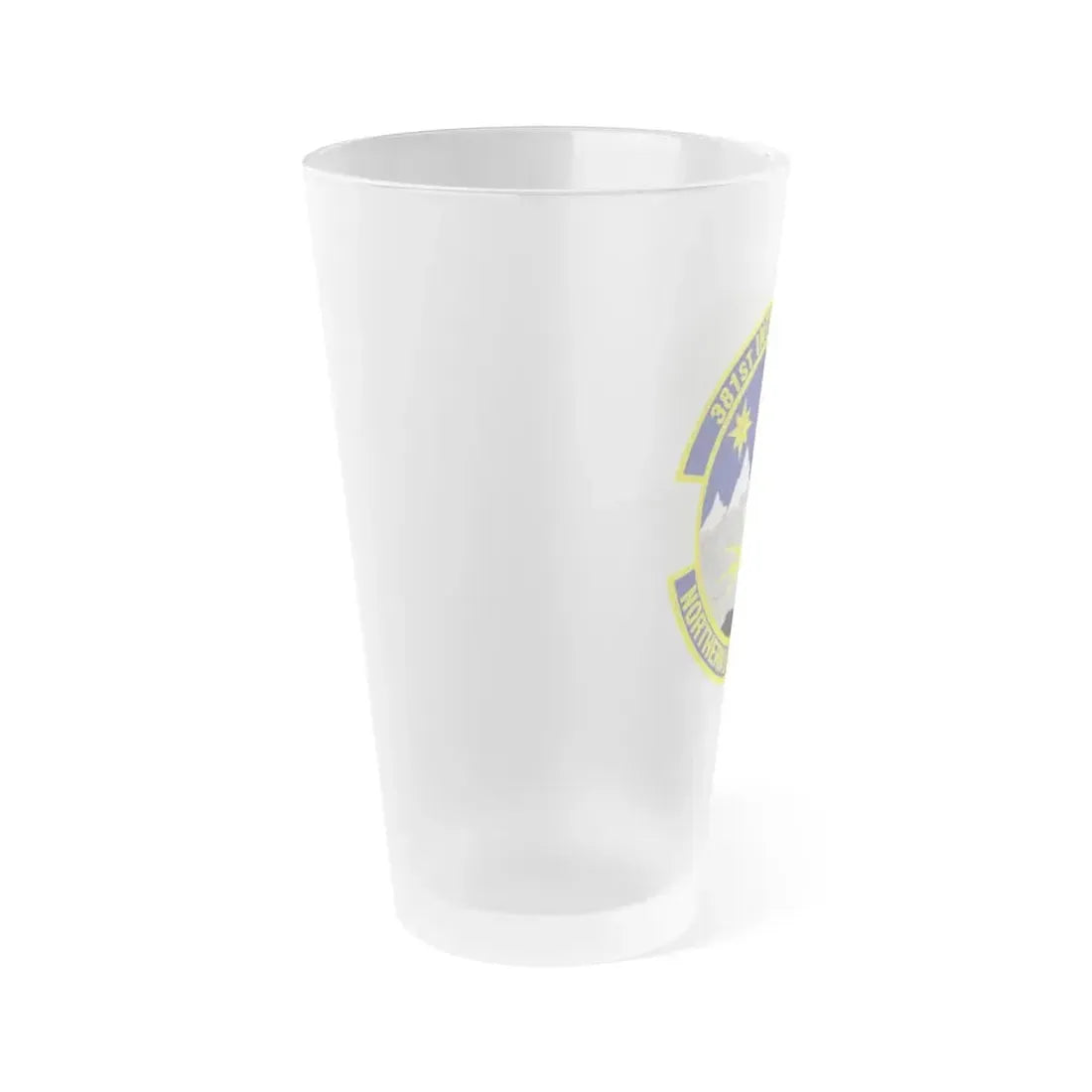 381st Intelligence Squadron (U.S. Air Force) Frosted Pint Glass 16oz - Go Mug Yourself