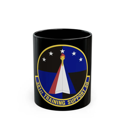 381st Training Support Squadron (U.S. Air Force) Black Coffee Mug-11oz-Go Mug Yourself