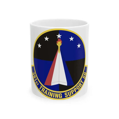 381st Training Support Squadron (U.S. Air Force) White Coffee Mug 11oz - Go Mug Yourself
