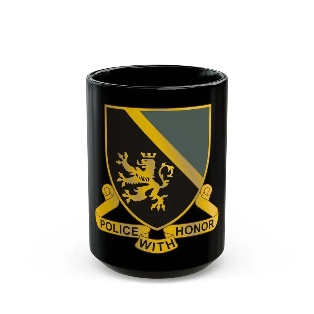 382 Military Police Battalion (U.S. Army) Black Coffee Mug 15oz - Go Mug Yourself