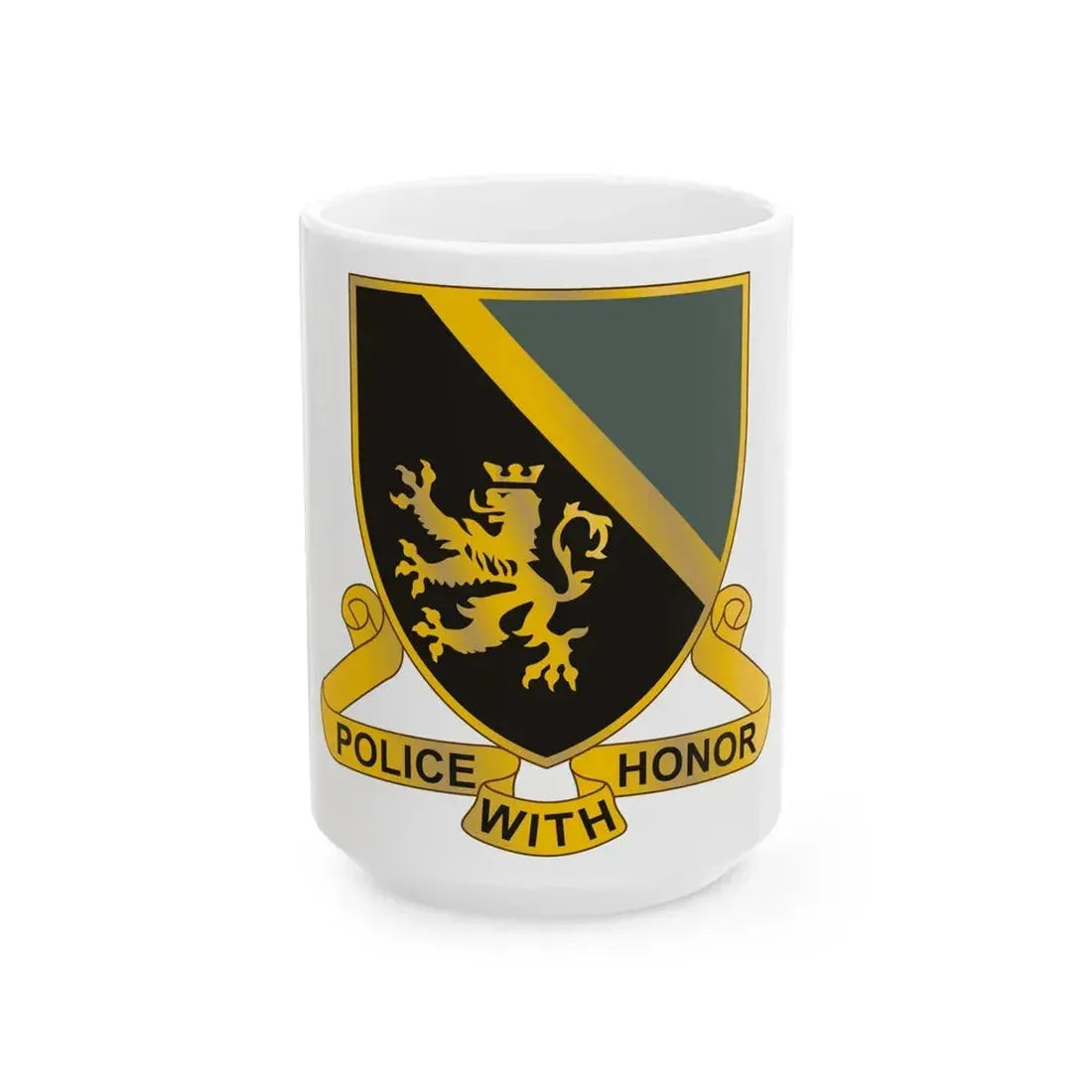 382 Military Police Battalion (U.S. Army) White Coffee Mug 15oz - Go Mug Yourself