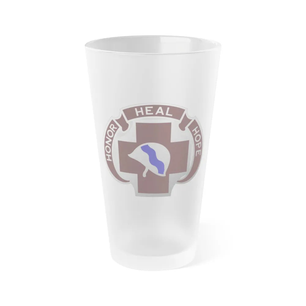 382 Surgical Hospital (U.S. Army) Frosted Pint Glass 16oz-Go Mug Yourself