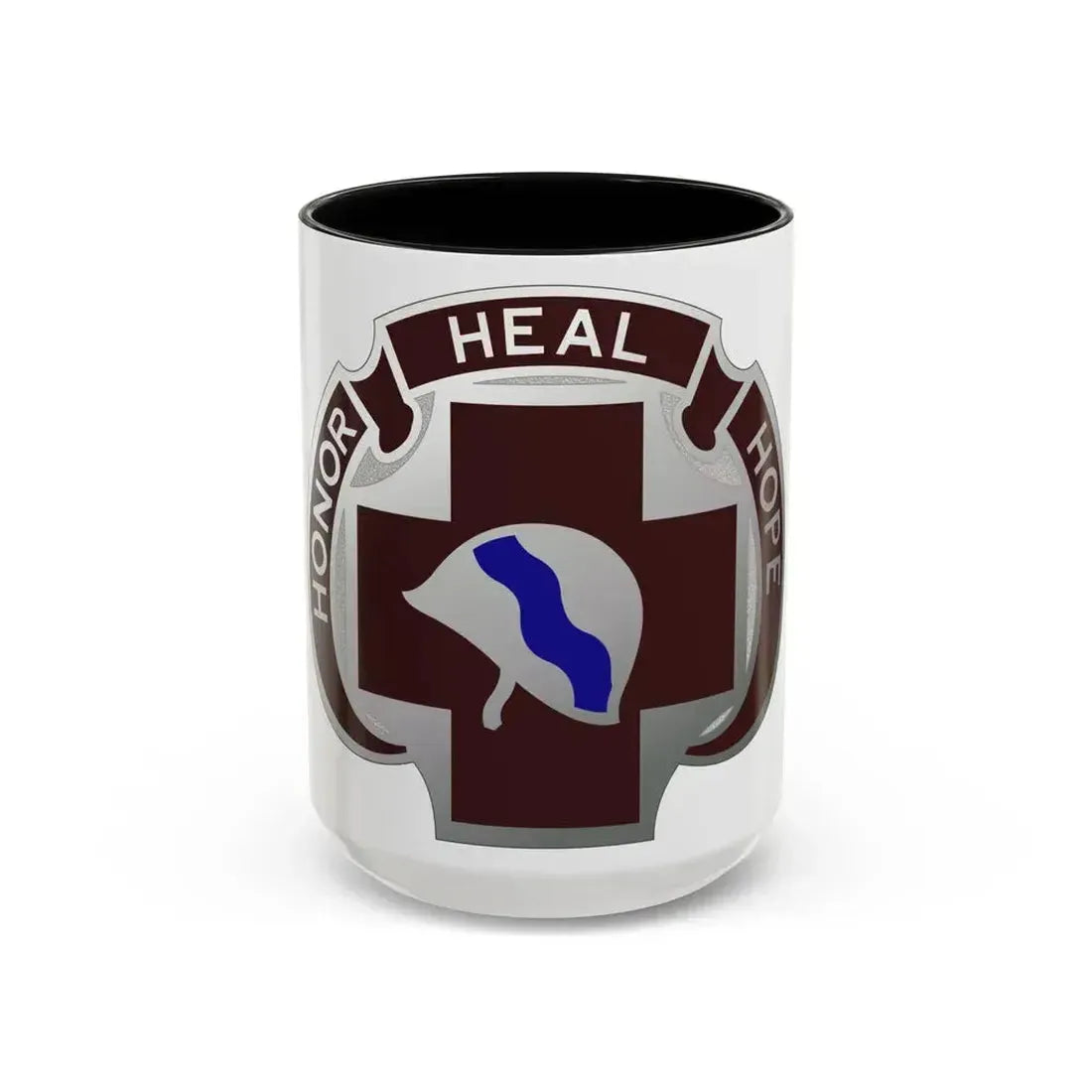 382 Surgical Hospital (U.S. Army) Accent Coffee Mug 15oz Black - Go Mug Yourself