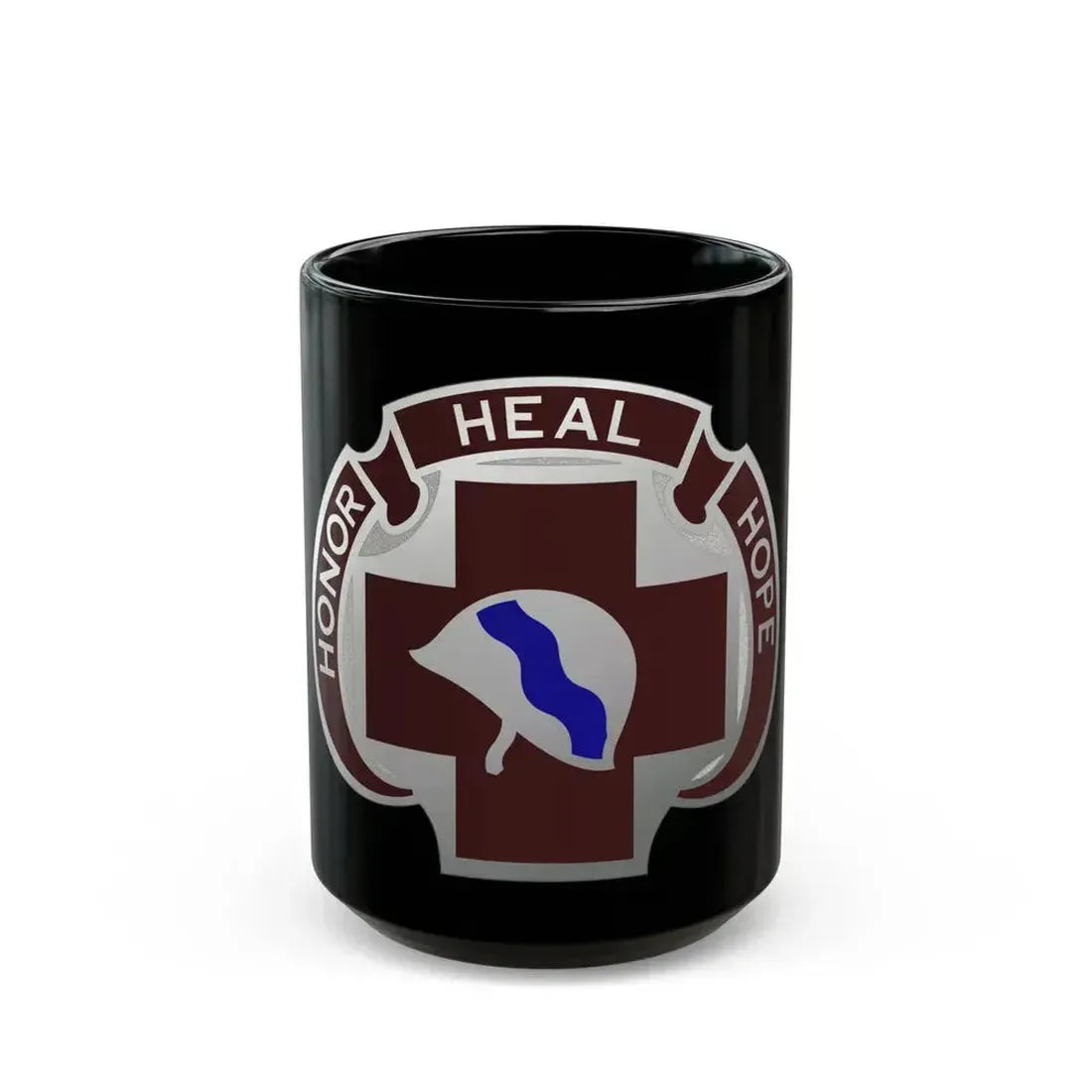382 Surgical Hospital (U.S. Army) Black Coffee Mug 15oz - Go Mug Yourself