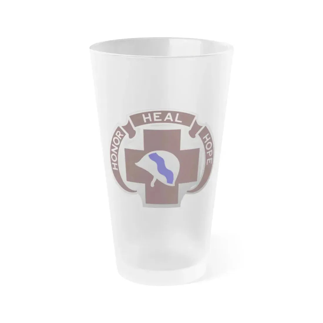 382 Surgical Hospital (U.S. Army) Frosted Pint Glass 16oz Default Title - Go Mug Yourself