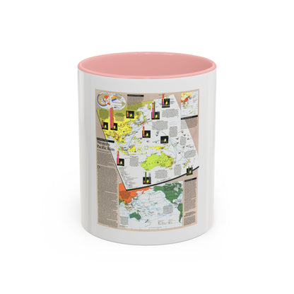Pacific - Western Rim (1989) (Map) Accent Coffee Mug