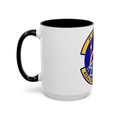 412th Communications Squadron (U.S. Air Force) Accent Coffee Mug